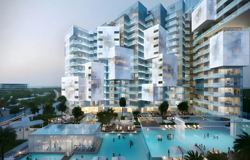 Developer visualisation of Ice Beach at Marjan Beach
