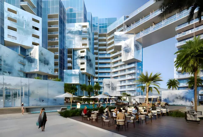 Developer visualisation of Ice Beach at Marjan Beach
